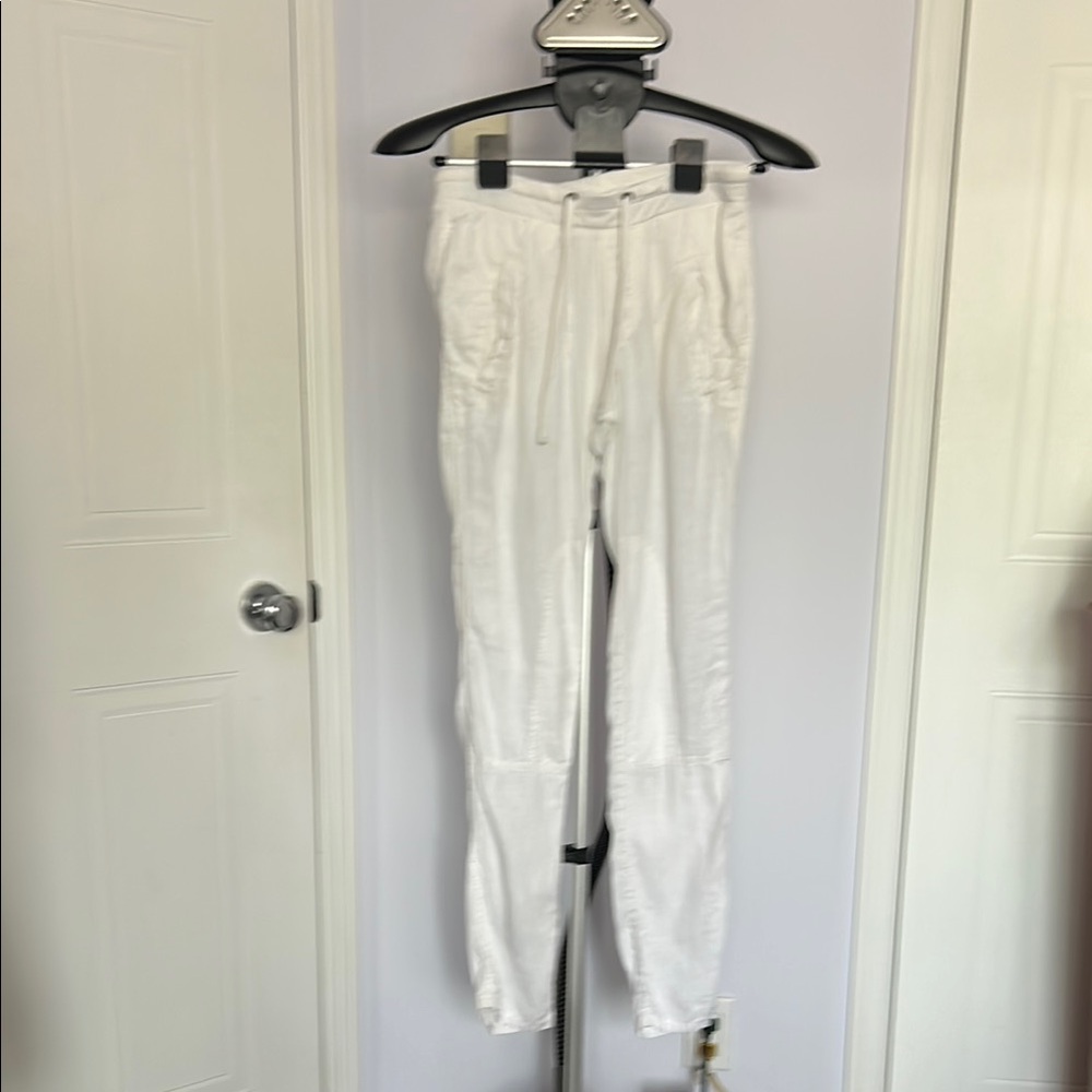 James Perse Classic White Pants